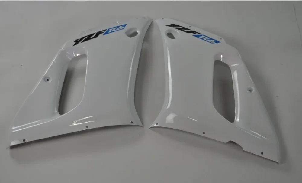 Обтекатели из АБС-пластика Fei-Custom для YAMAHA 1998 1999 2000 YZFR6 полностью белые YZF R6 98 99 00 01 02