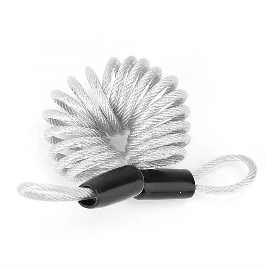 Противокражный замок со стальным проводом пружинный для багажа велосипедный