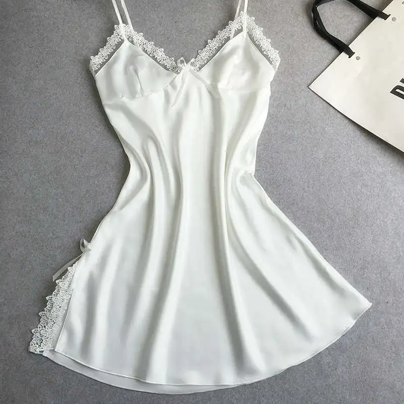 

Women Night Gown Sexy Lace Women Nightgowns Lace Plus Size Princess Sleep Wear For Women Night Dress Sleepwear Robe De Nuit