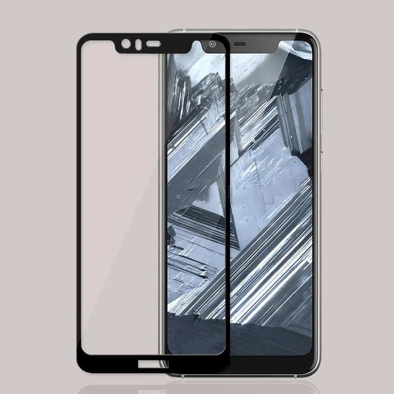 Высококачественное взрывозащищенное Закаленное стекло для Nokia X5 полноэкранная
