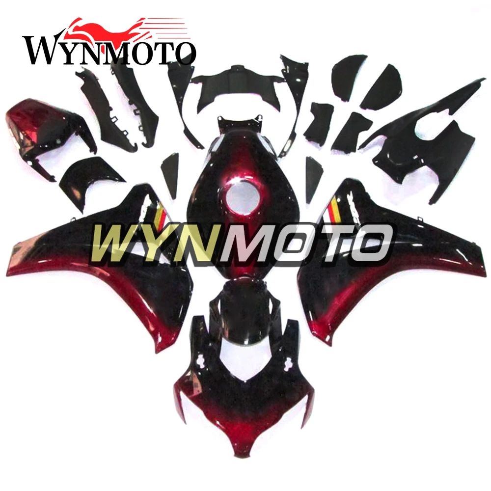 

Полностью из АБС пластмассовые Обтекатели для Honda CBR1000RR 2008 - 2011 08 09 10 красный черный мотоциклетный комплект рамы зова Новый