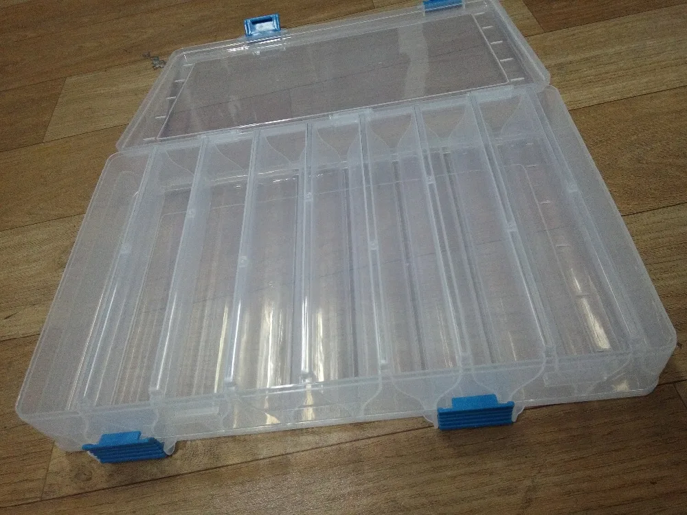 Hunthouse рыболовная коробка для 16 штук длинного литья приманки пластиковая 35*22 5*6