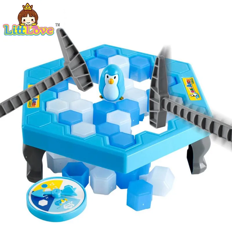 LittLove Penguin ледяной пробой спасите пингвина отличные Семейные игрушки настольная