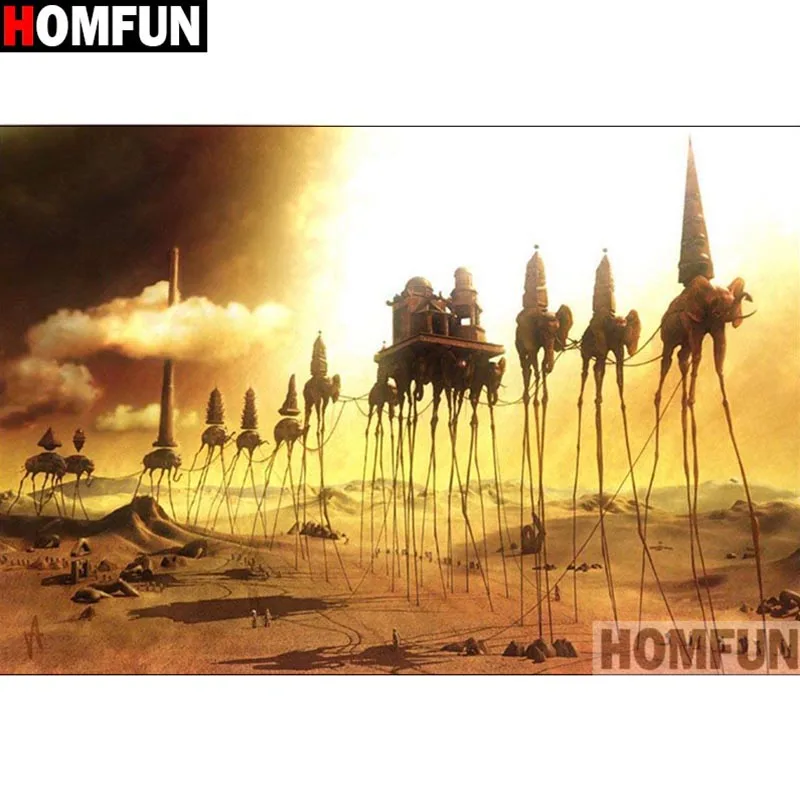 Алмазная живопись HOMFUN A16590 алмазная вышивка Пустынный Пейзаж с полными