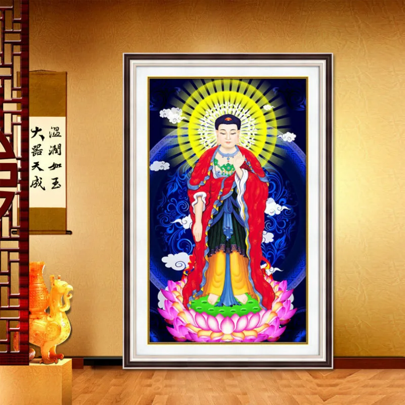 DIY 5D Распродажа Алмазная вышивка Мозаика Особенная Форма Будда Фреска Крестиком 3D Украшение подарка.