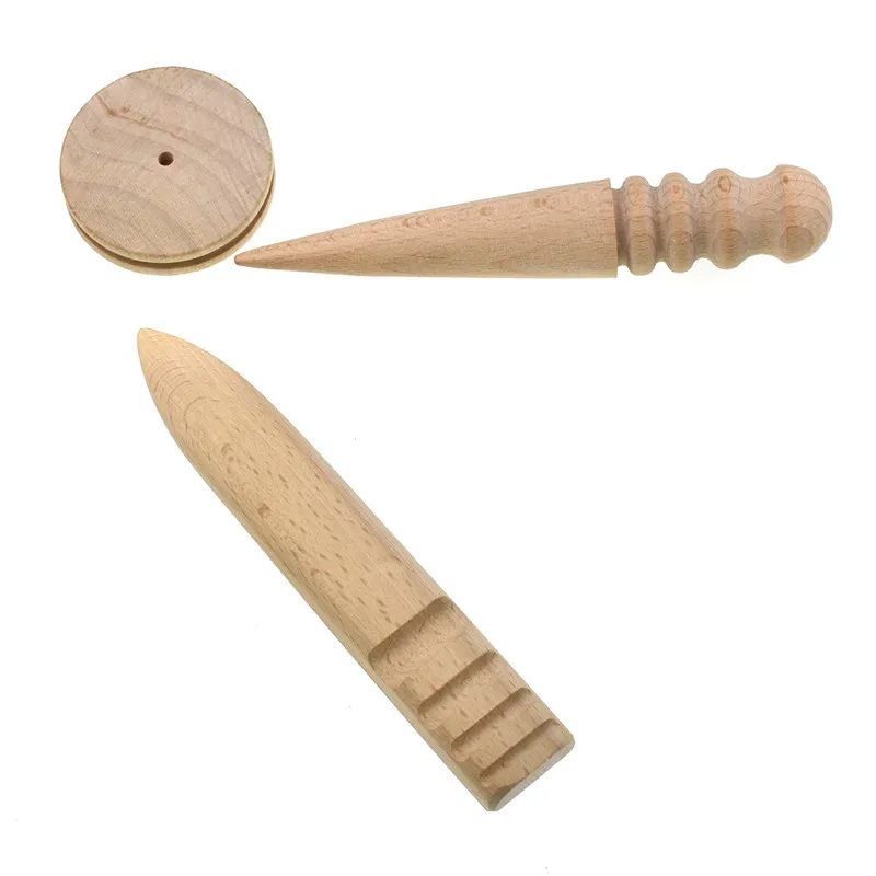 Деревянная палочка кожаная окантовка для кожевенного ремесла деревянная