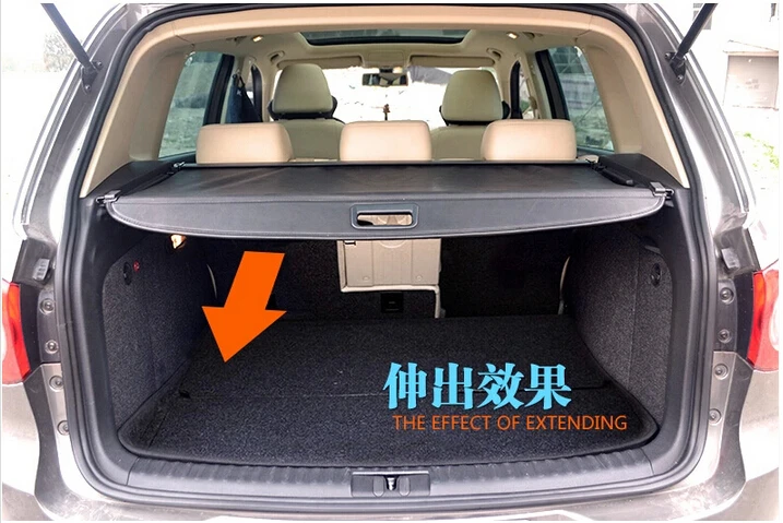 Автомобильный задний багажник защитный козырек для Volkswagen/VW Tiguan 2009 2010 2011 2012 2013 2014