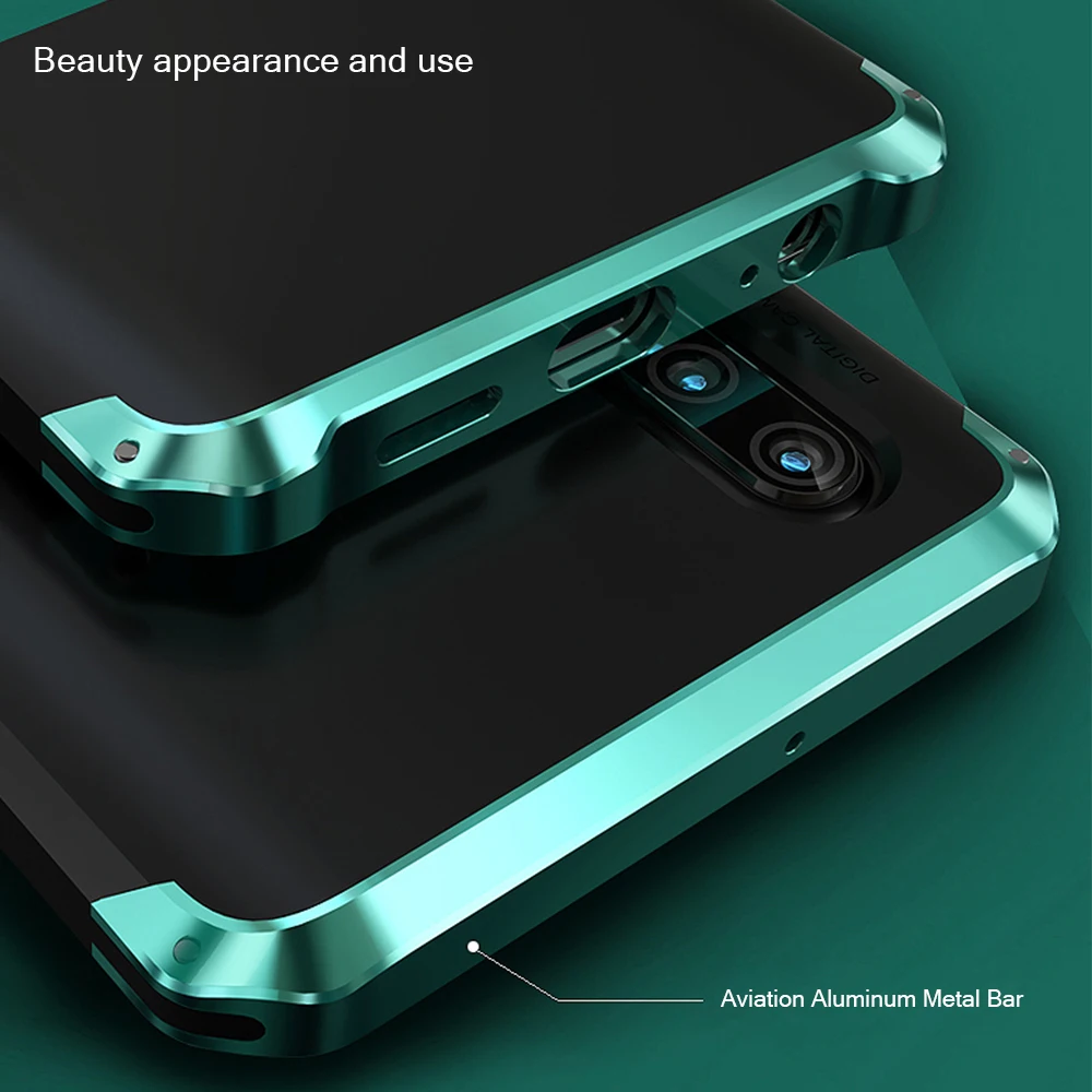 Чехол с металлической рамкой для huawei p30 PRO, чехол с металлическим бампером, пластиковый Роскошный чехол для телефона huawei p30 pro, Жесткий Защитный матовый чехол из ТПУ