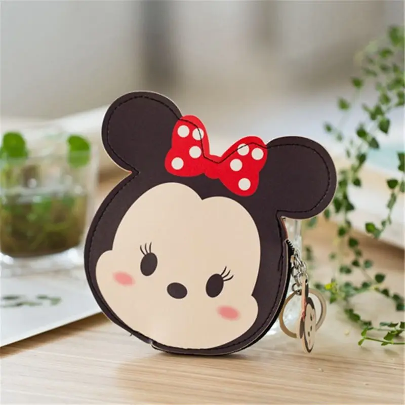 Disney детский мультяшный кошелек Микки Маус прекрасная монета сумка подарок для