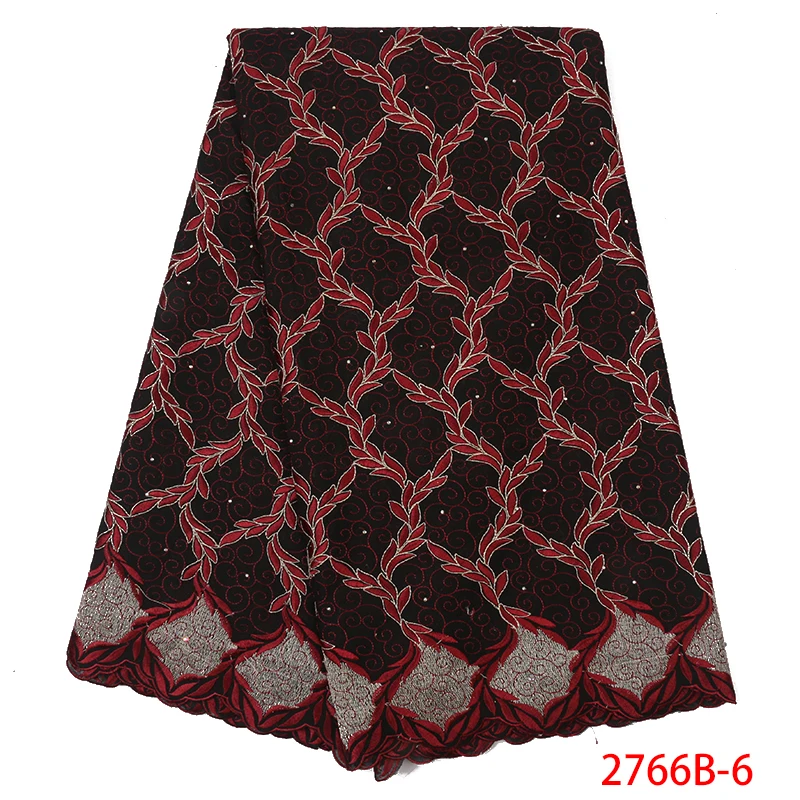 Nigerian Swiss Voile Lace In Switzerland 2019 High Quality African Dry Cotton Fabric For Women Dress With Stones GD2766B-1 | Дом и сад