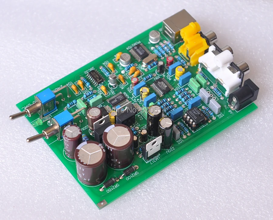 Собранная WM8740 + DIR9001 DAC Стандартная плата (поддержка USB коаксиальный)|board board|board
