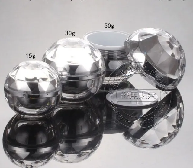 

Акриловые косметические контейнеры высшего качества емкостью 30 г 100 шт./лот, Акриловая банка для косметической упаковки