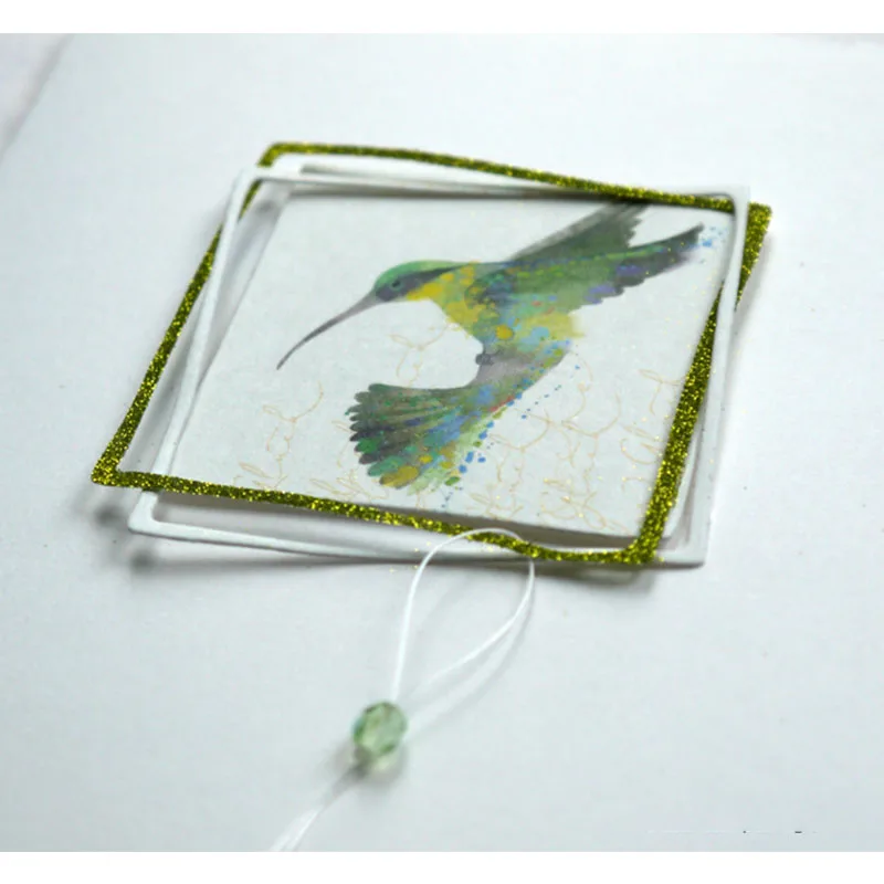 Прямоугольные квадратные рамки в наборе форма металлические штампы трафарет для