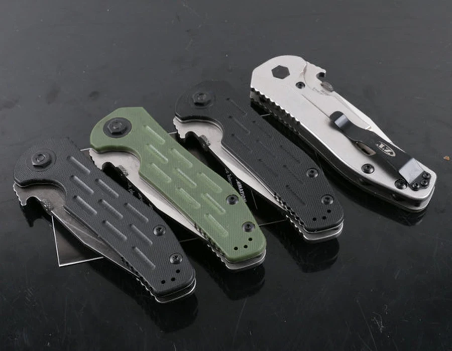 ZT0620 складной нож 9CR13 лезвие камень промытый G10 Ручка Тактический выживания кемпинг на открытом воздухе Охота карманный нож EDC ручной инструмент