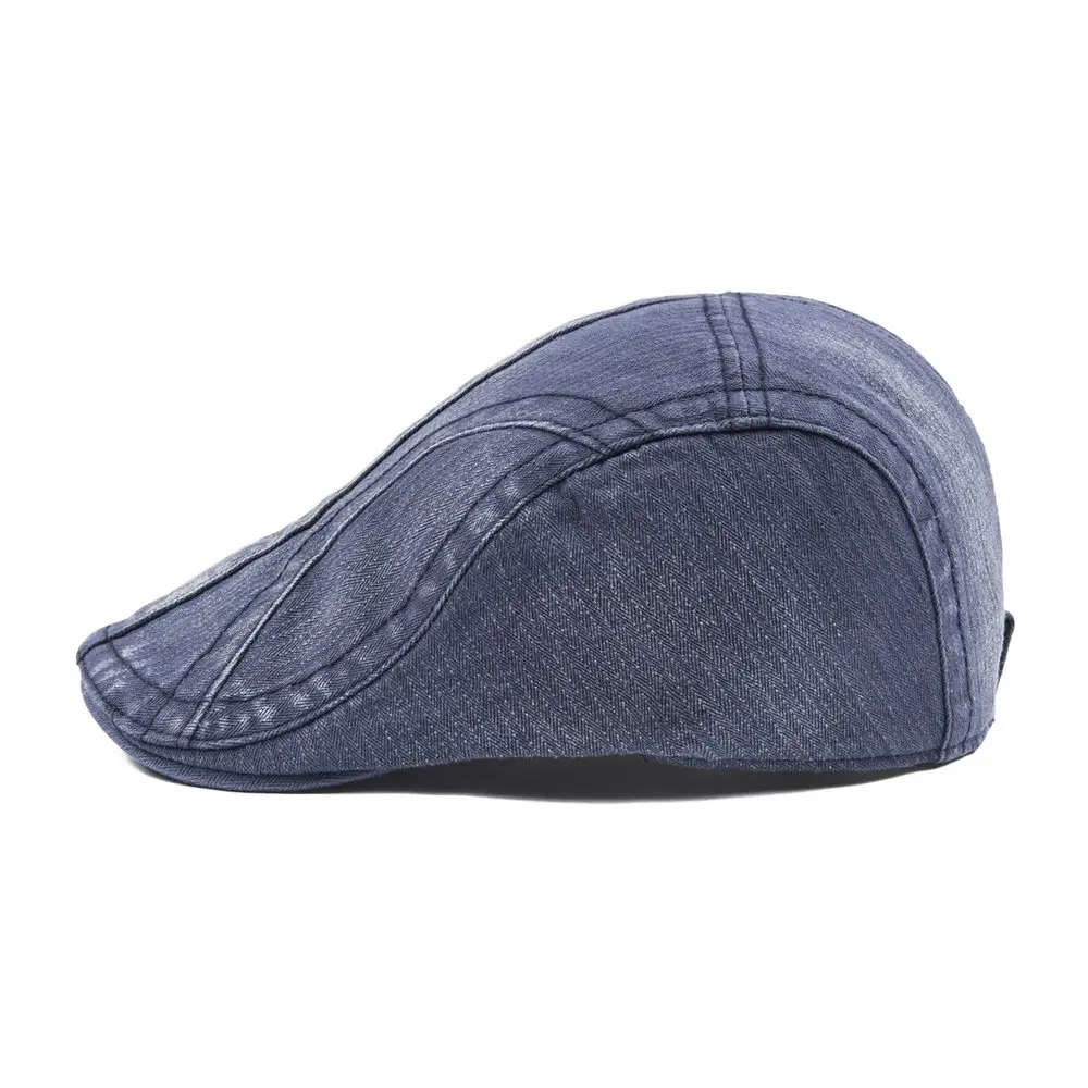 VOBOOM Flat Ivy Cap Men Women Washed Cotton Golf Caps Newsboy Beret Baker Boy Hat Male Female Small Size Boina 037 |