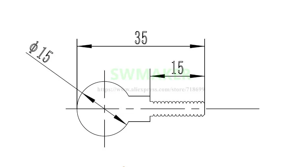 Reprap Delta Rostock K800 шариковый винт магнитное соединение Сферический 5 /8 / 10/12/13/14/15/16 20 мм
