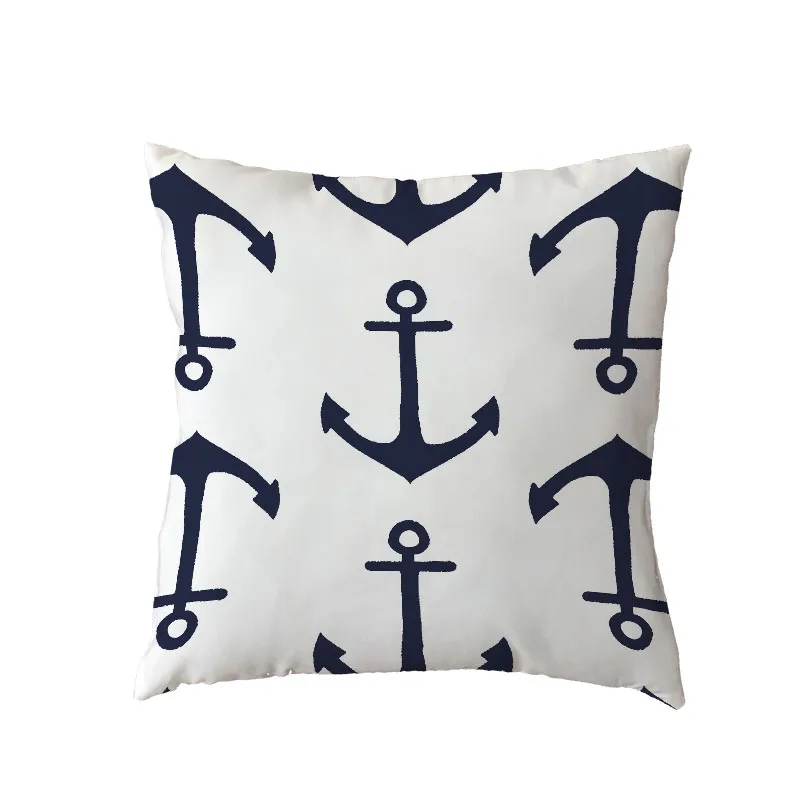 Фон с изображением побережья голубого моря в виде геометрических фигур Чехлы