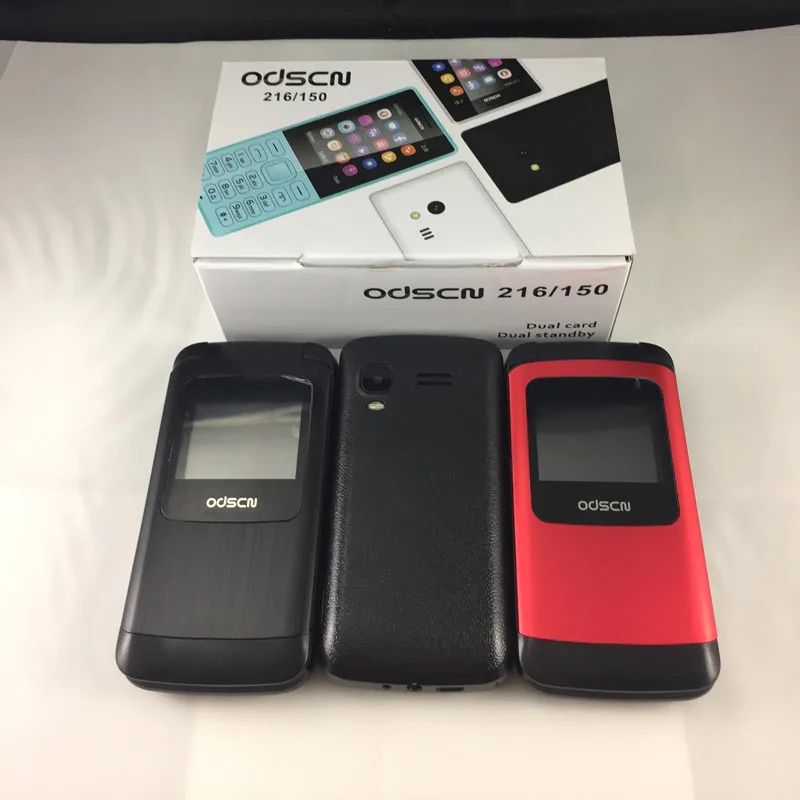 Оригинальный ODSCN T400 две sim карты Bluetooth громкий динамик флип мобильные телефоны