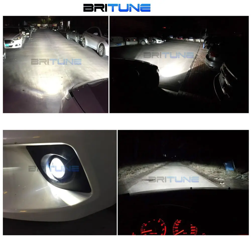Britune Противотуманные фары линзы для Nissan Maxima/Altima/Versa/Infiniti G37/QX60 биксеноновый проектор H11 HID Объектив Аксессуары тюнинг