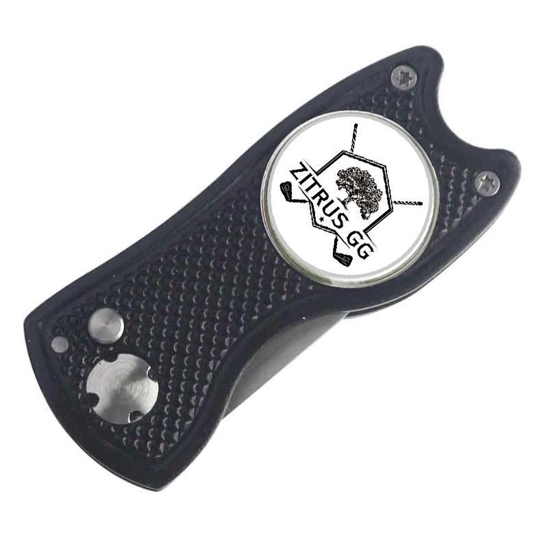 Переключаемый инструмент для ремонта Гольф Divot + Custom Golf Ball наборы маркеров-50