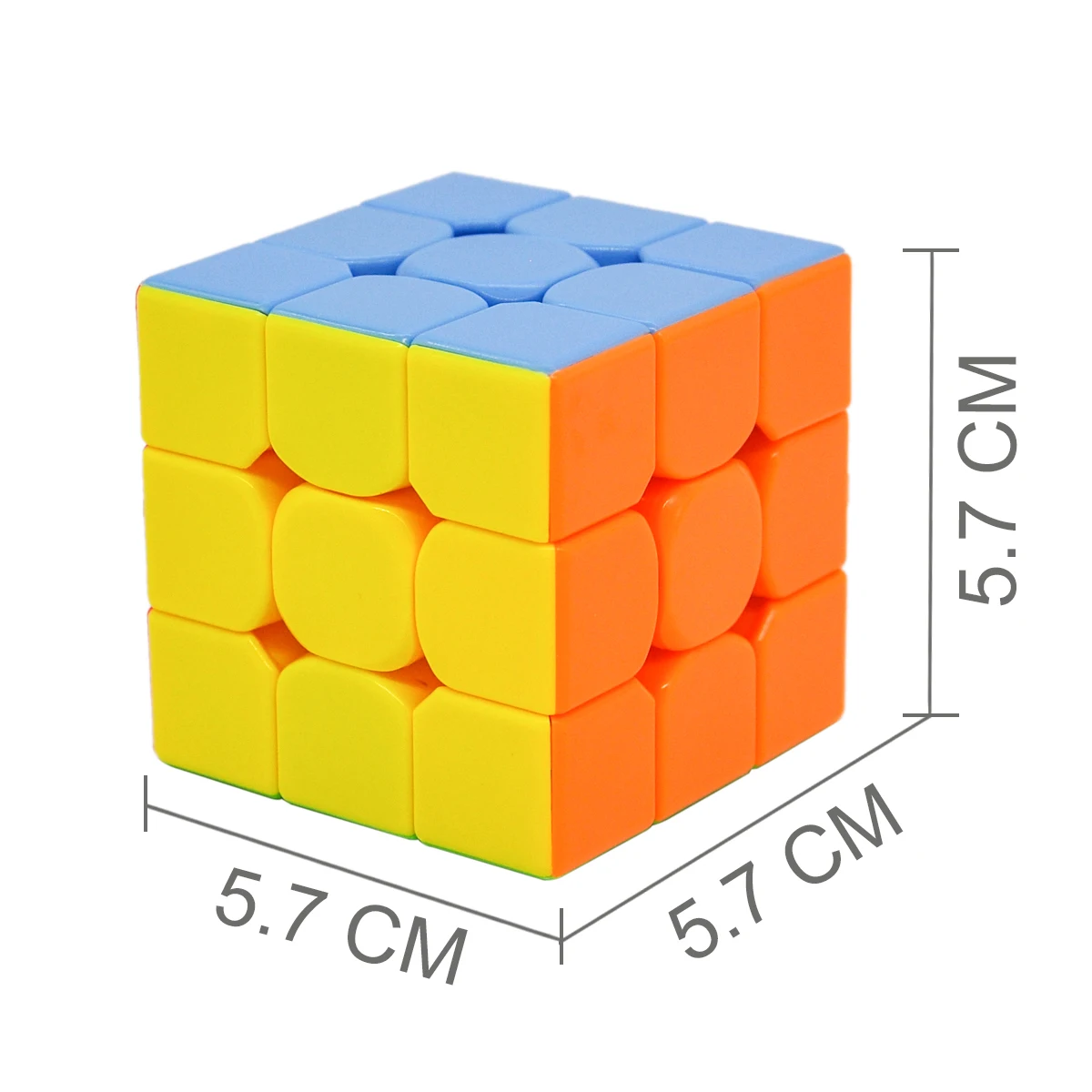 Кубик 3x3x3 Циклон Мальчики Мини-Волшебный куб головоломка кубики Скорость Куб квадратная головоломка без наклеек сложные подарки игрушки для детей