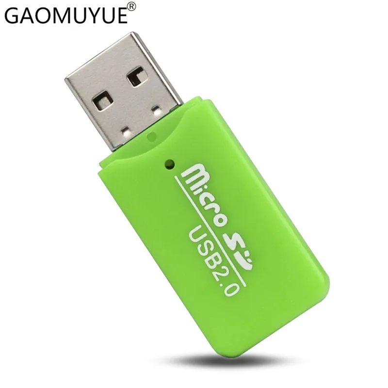 GAOMUYU Mini USB 2,0 кард-ридер для Microsd в кард-ридере s для tf-карт и sd-карт адаптер S3