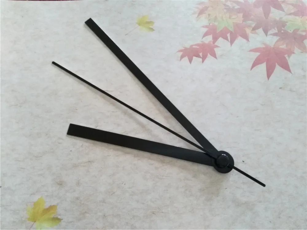 Оптовая продажа 50 наборов часов черная металлическая ручка для самодельных