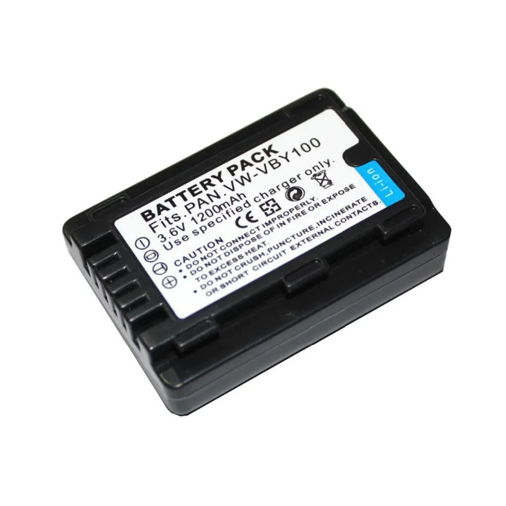4 шт. 1200 мАч W-VBY100 VW VBY100 камера батарея для Panasonic HC-V130 HC-V130K HC-V201 HC-V201K HC-V110 видеокамера