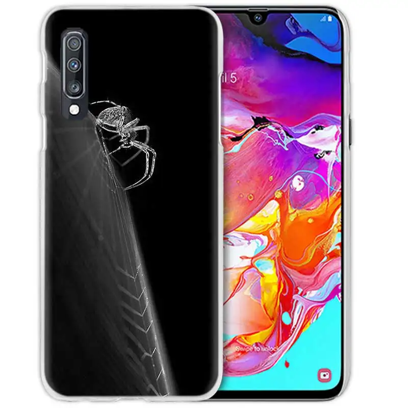 Ядовитый паук чехол для samsung Galaxy A50 A70 A80 A20e A60 A40 A30 A20 A10 A8 A6 плюс A9 A7 жесткий чехол для телефона из поликарбоната с Coque