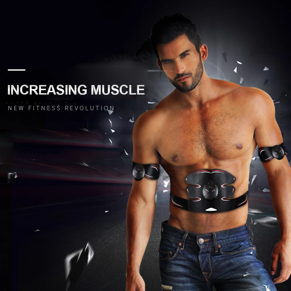 Smart Muscle Trainer Fitness Abdominal Sticker Body Massager Press Stimulator Pad Gym Equipment ABS Arm Stickers | Спорт и