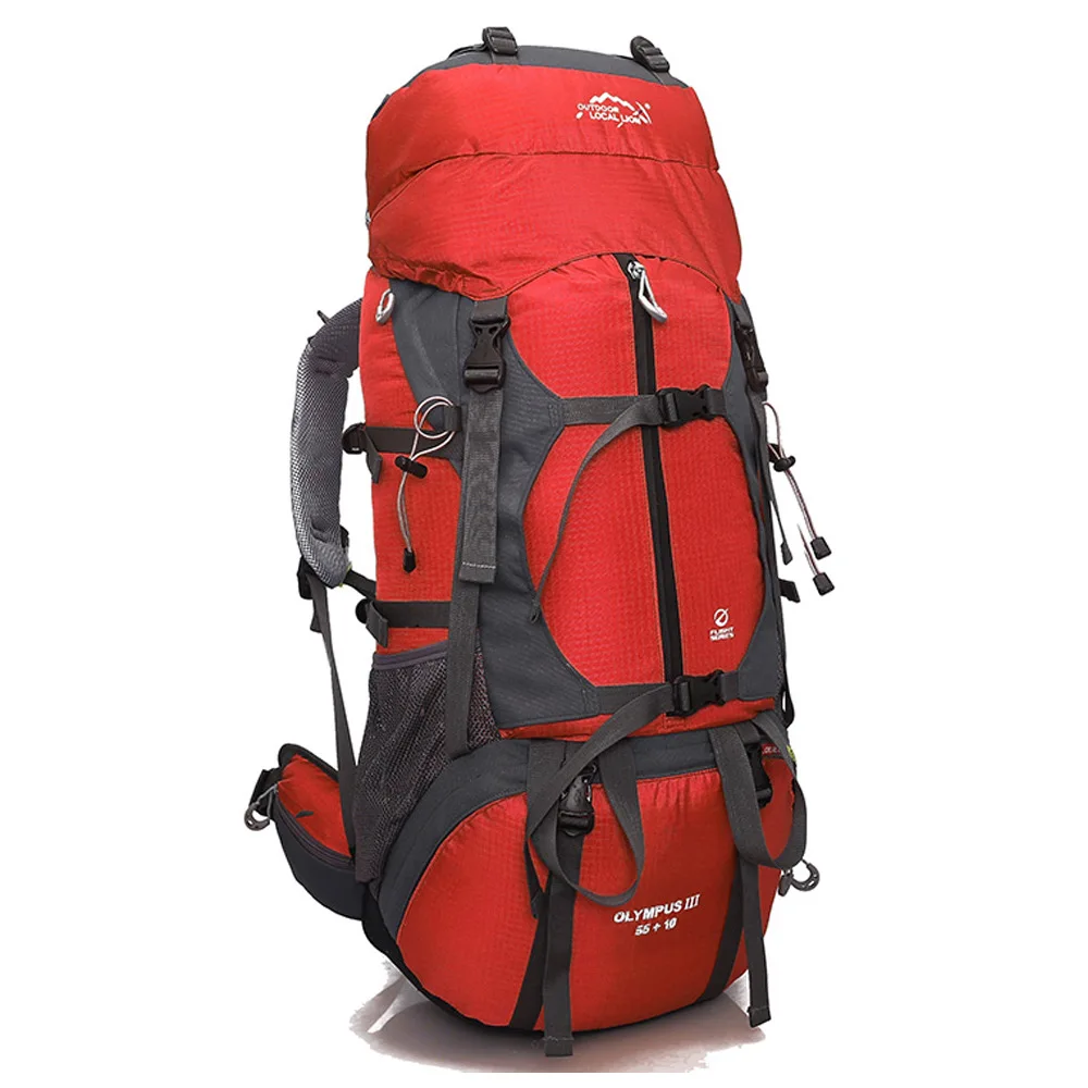 Новинка 65л нейлоновая Большая вместительная альпинистская сумка высокого
