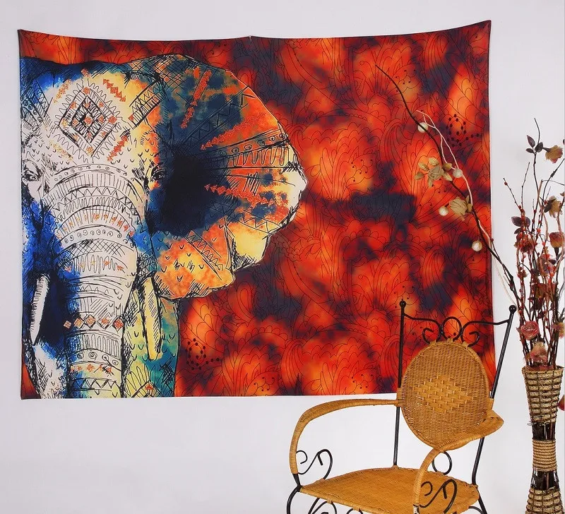 Новый Индийский гобелен Настенное подвесное одеяло многократное использование