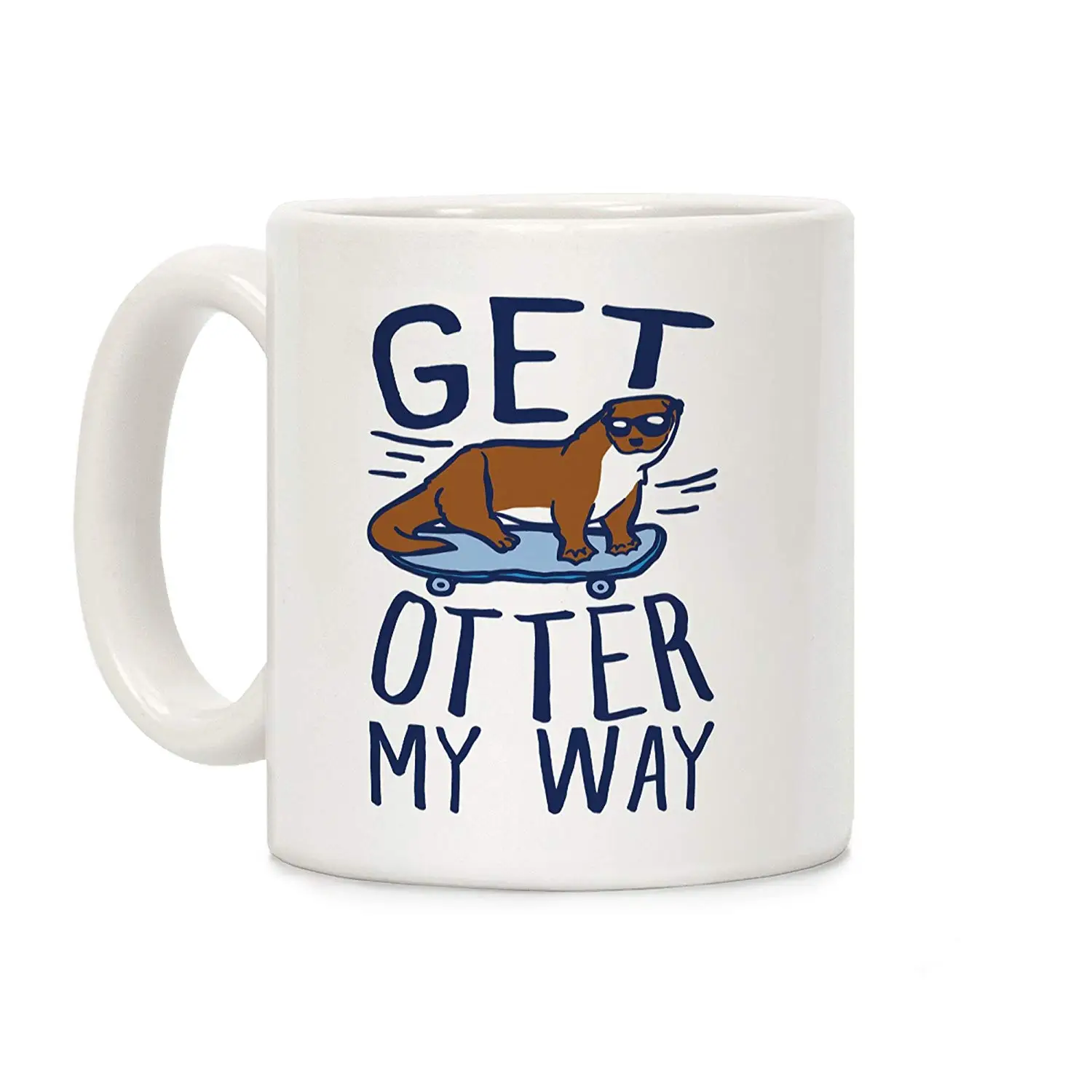 Купите керамическую кофейную кружку Otter My Way White 11 унций|Кружки| |