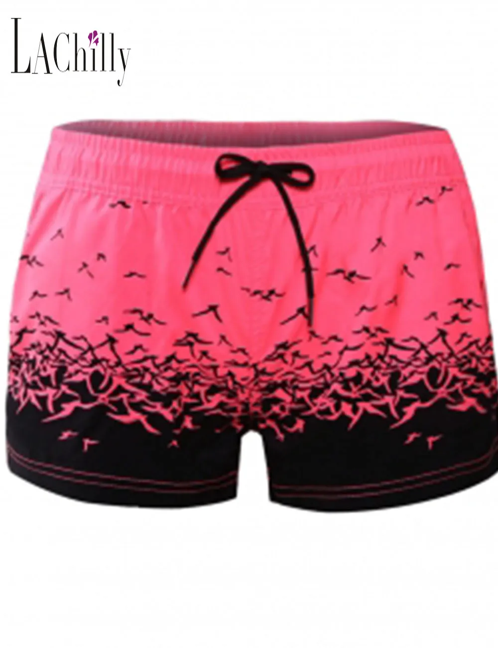 Lachilly летние бикини бразильский Низ Чайка печатных Для женщин Плавание Шорты для
