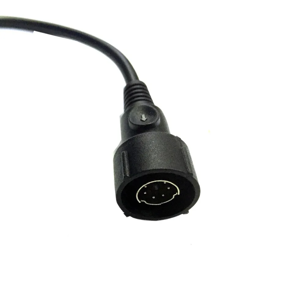 100% новый мини-разъем DIN 6pin Соединительный микрофон для горловой вибрации