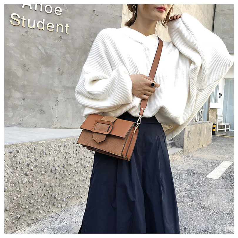 2019 модная женская кожаная сумка мессенджер маленькая через плечо женские