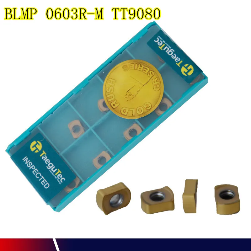 10 шт. taegutec BLMP 0603R M TT9080 вставки из цементированного карбида токарный станок с