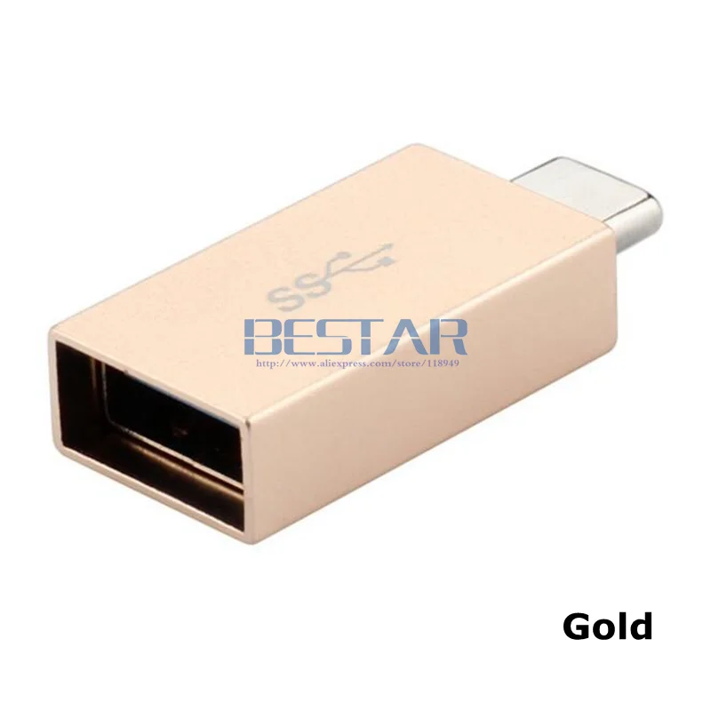 OTG-адаптер 10 Гбит/с USB 3.1 type C Type-c USB-C штырь-USB 3 0 гнездо из алюминиевого сплава