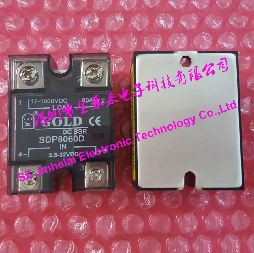 Новое и оригинальное SDP8060D Золотое Однофазное DC-DC твердотельное реле 12-1000VDC 3 5-32VDC