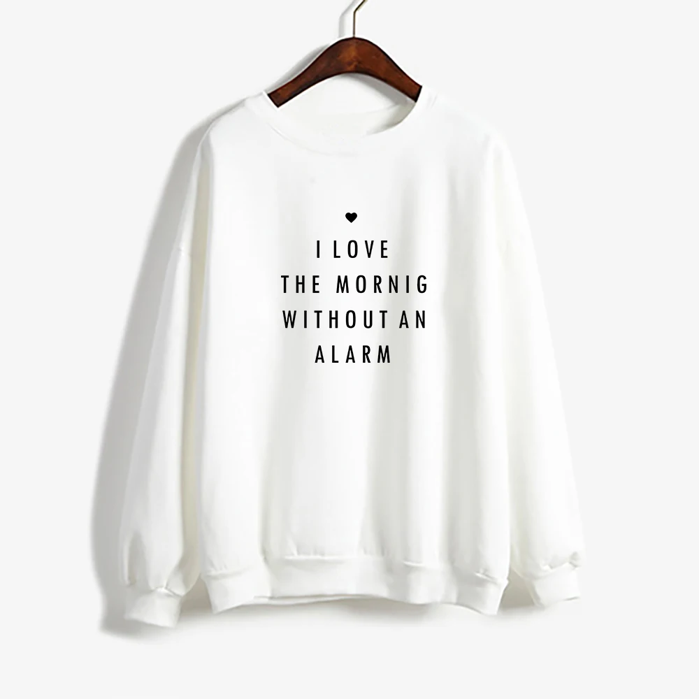 Женская толстовка с буквенным принтом DOMI осенняя Студенческая для девушек