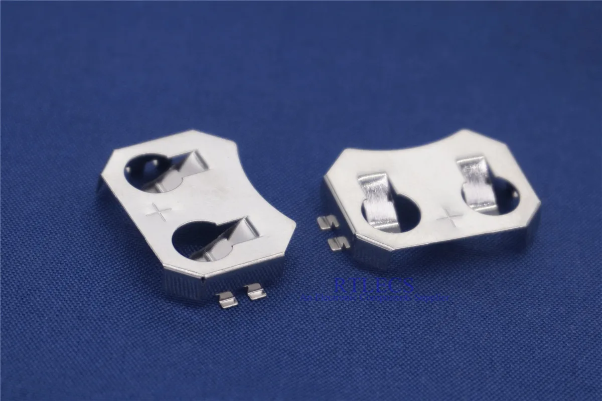 10 шт. CR2032 2032 SMD Tab 20 мм держатель для батарей фиксатор монет поверхностное