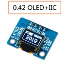 Модуль ЖК-экрана oled 0,42 дюйма, модуль последовательного экрана, интерфейс spiiic SSD1306 16-контактный микроконтроллер