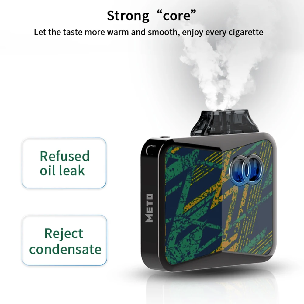 Оригинальный набор Vape Pod SMY METO Starter kit 650 мАч встроенный аккумулятор и 1 5 мл