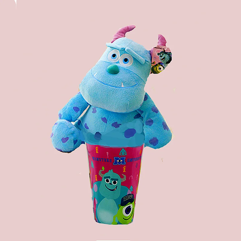 Чашки Игрушечные лошадки Мягкие Аниме фигурки стежка Doraemon Монстры университет