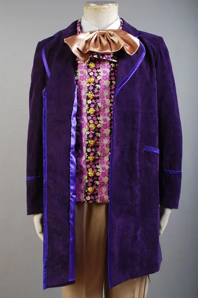 Willy Wonka и шоколадная фабрика 1971 костюмное пальто жилет галстук бабочка брюки|willy