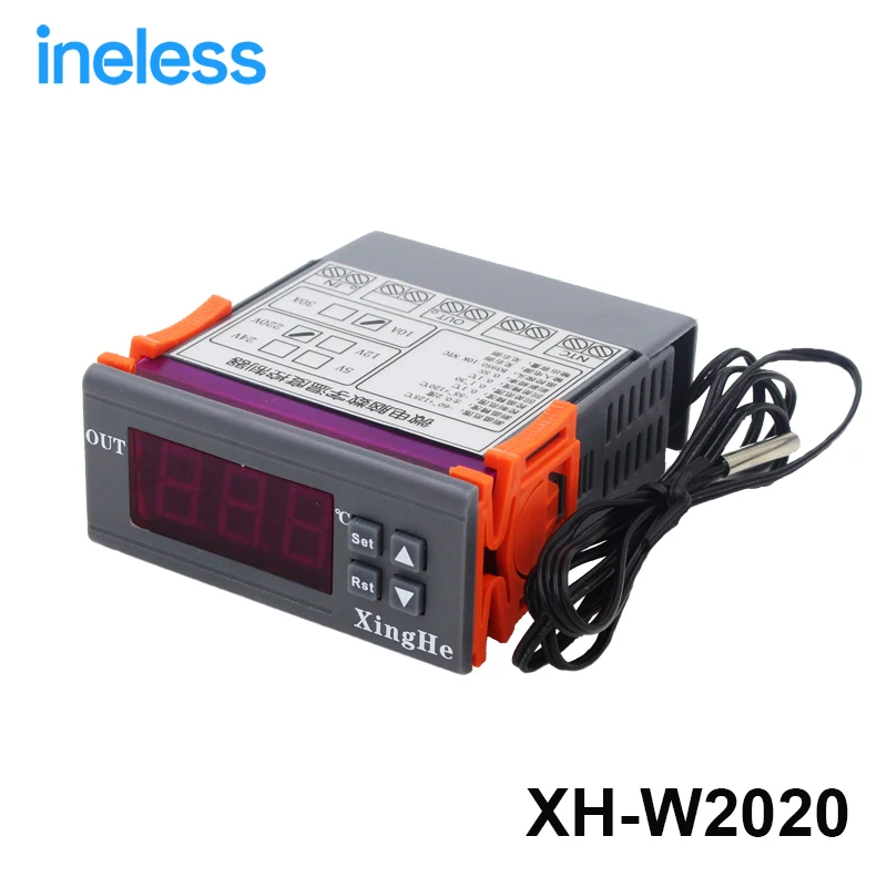 Xh w2020 Температура КОНТРОЛЛЕР AC 220/dc12 24 В электронный интеллектуальный цифровой