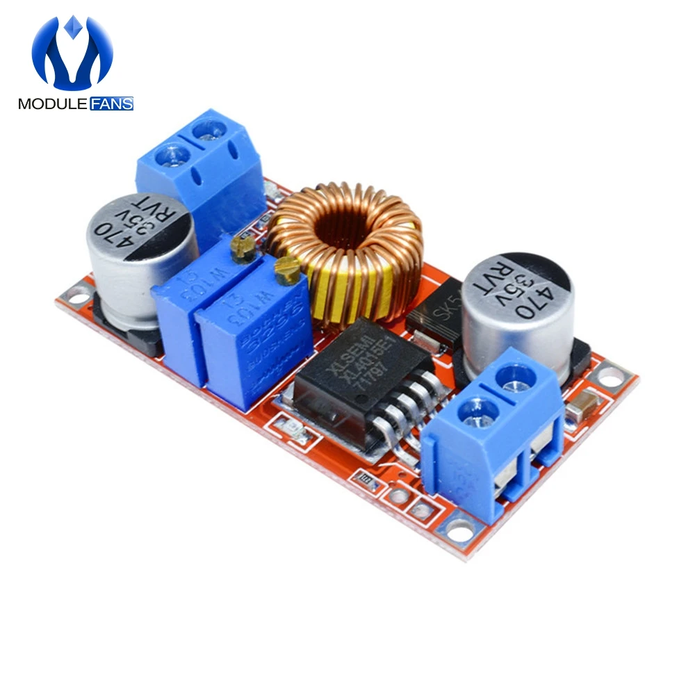 2 шт. 5A DC CC CV литиевых Батарея Шаг вниз зарядки Led Мощность конвертер Зарядное