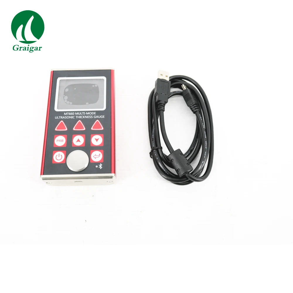 Mitech MT660 Digital Ultrasonic Thickness Gauge Meter With LCD Display Optional Bluetooth Thermal Printer | Инструменты