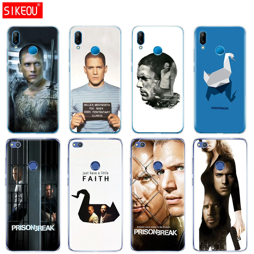 Силиконовый чехол для телефона Huawei P20 P7 P8 P9 P10 Lite Plus Pro 2017 p smart 2018 Побег в