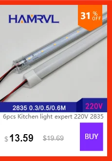 4 шт. светодиодный бар светильник сенсорный датчик Диммер 12V светодиодные полосы Кухня под шкаф светильник 30/35/40/45/50/55 см бар жесткой полосы